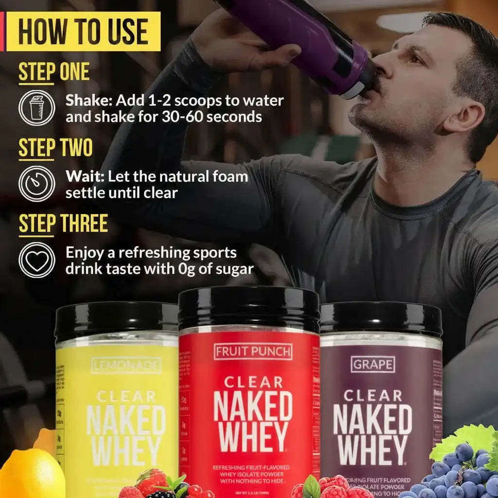 Grape Whey Protein Isolate | Clear Naked Whey