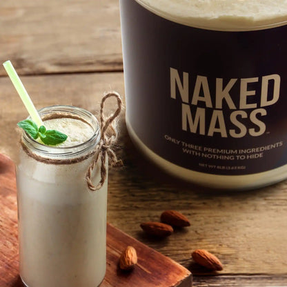 Chocolate Mass Gainer Protein Supplement | Naked Chocolate Mass - 8LB