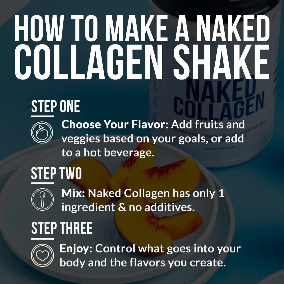 Chocolate Collagen Peptides with Hyaluronic Acid | Naked Collagen Advanced - 1.3 LB