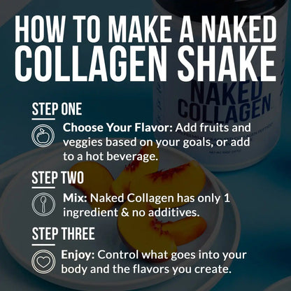 Vanilla Collagen Peptides with Hyaluronic Acid | Naked Collagen Advanced - 1.3 LB