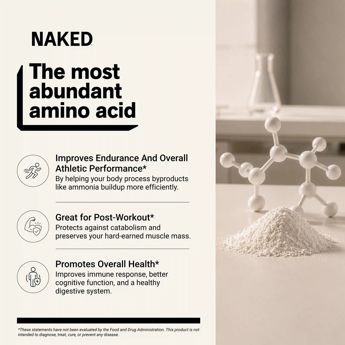 Glutamine Capsules | Naked Glutamine