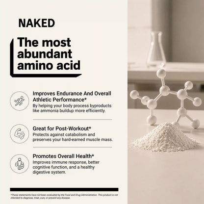 Glutamine Powder | Naked Glutamine 1KG