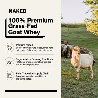 Vanilla Goat Whey Protein Powder | Naked Goat - 2lb