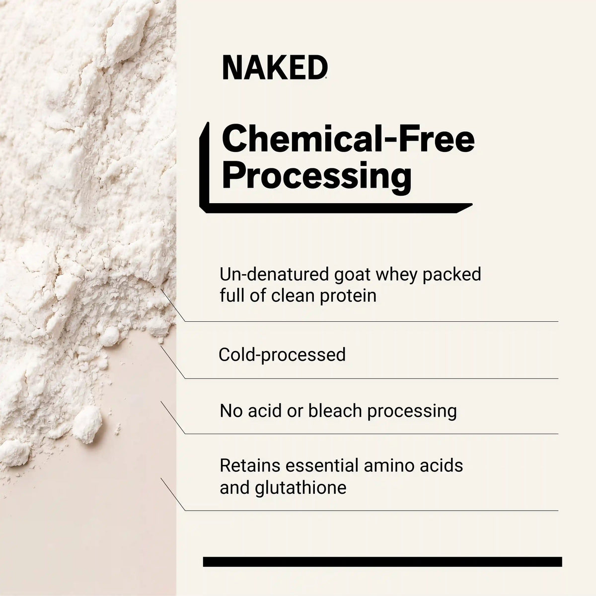 Goat Whey Protein Powder | Naked Goat - 2lb