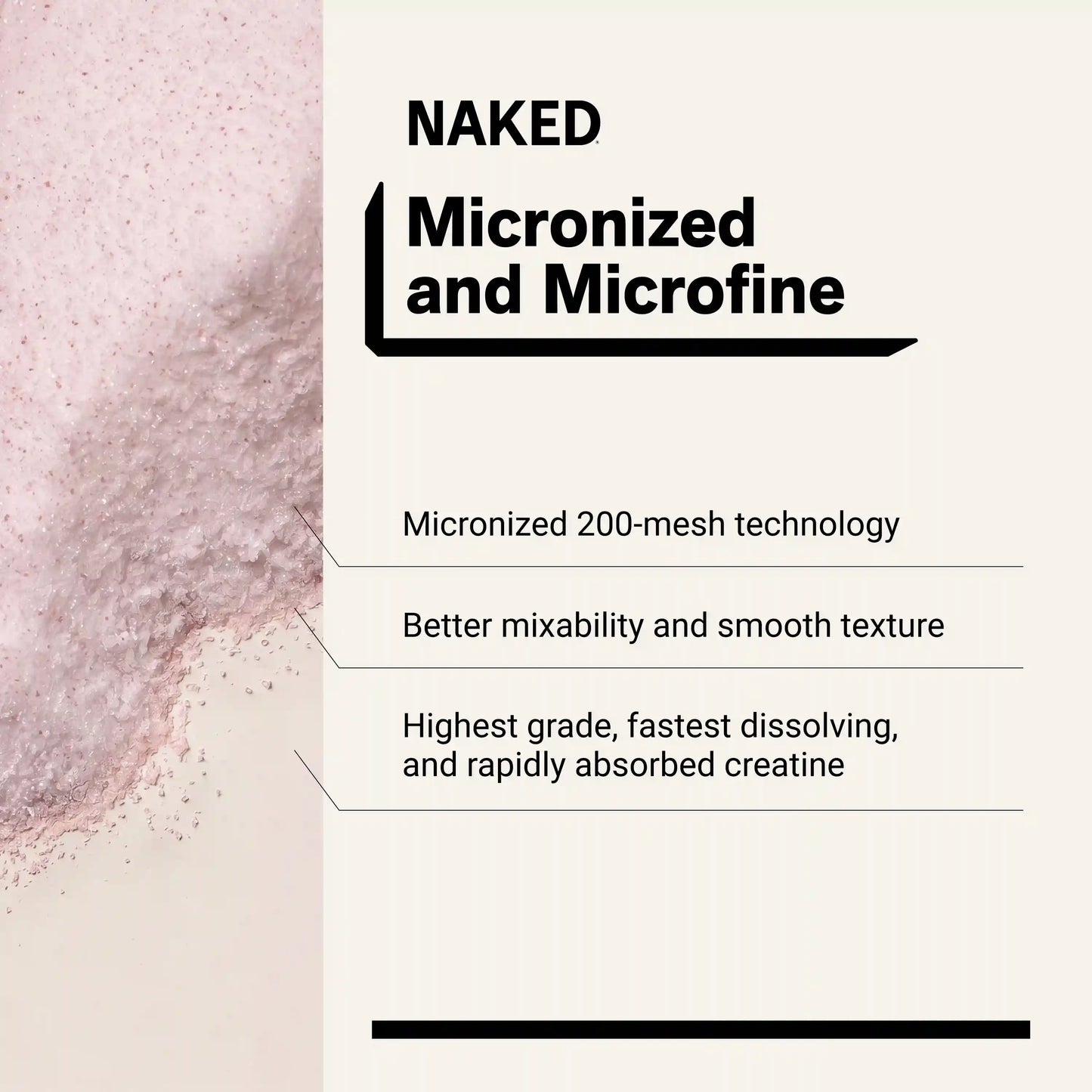 Strawberry Creatine Monohydrate Powder | Naked Creatine - 1.1LB