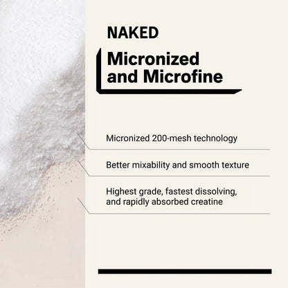Creatine Monohydrate Powder | Naked Creatine - 1.1LB