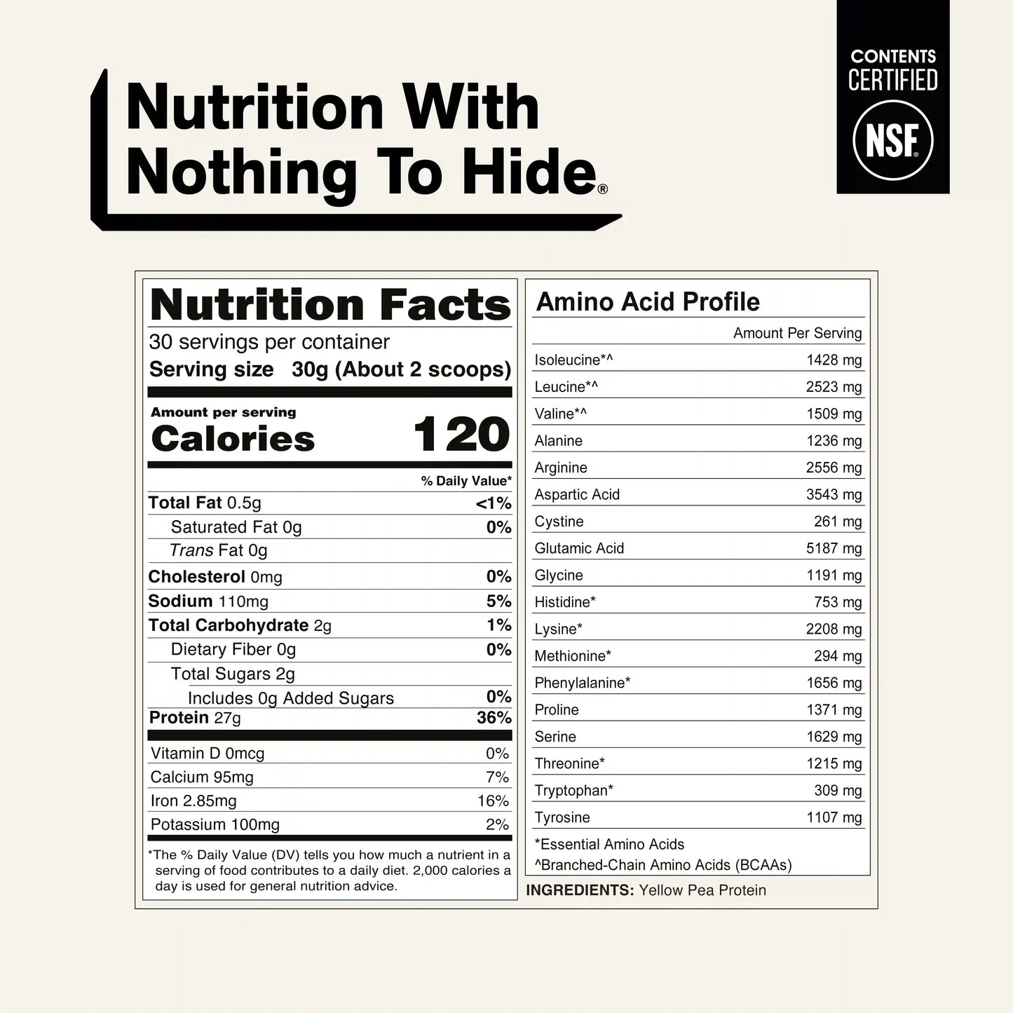 Pea Protein Powder | Naked Pea - 2LB