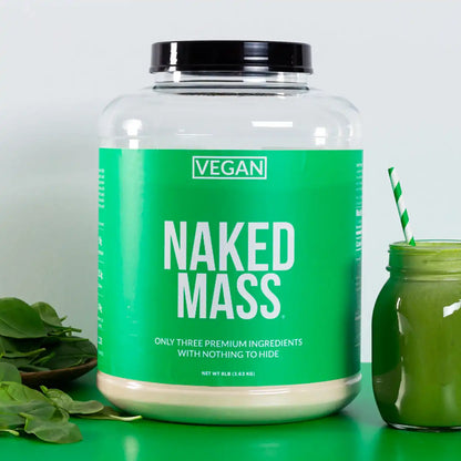 Double Chocolate Vegan Mass Gainer Supplement | Naked Vegan Mass - 8LB