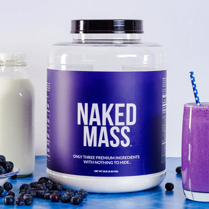 Vanilla Mass Gainer Protein Supplement | Naked Vanilla Mass - 12LB